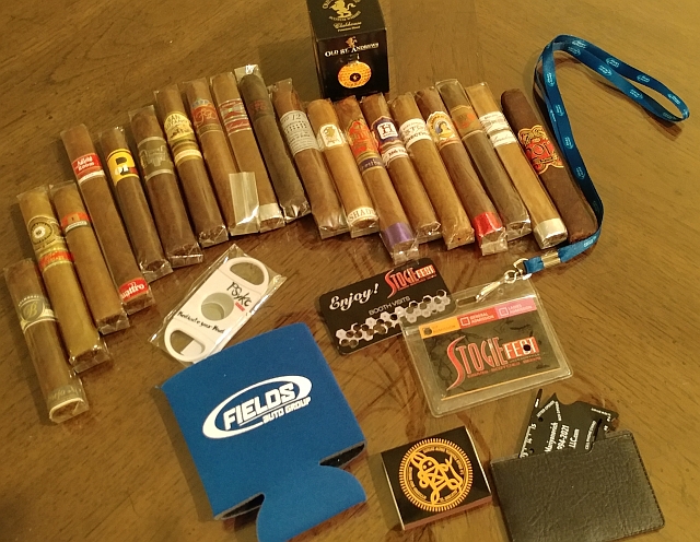 stogiefest 2018 attendee goodies